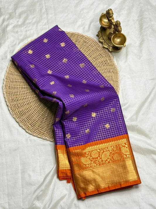 Smashing Royal Blue Soft Silk Saree With Demanding Blouse Piece