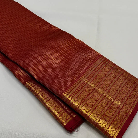Attractive Red Soft Banarasi Silk Saree With Fancifull Blouse Piece