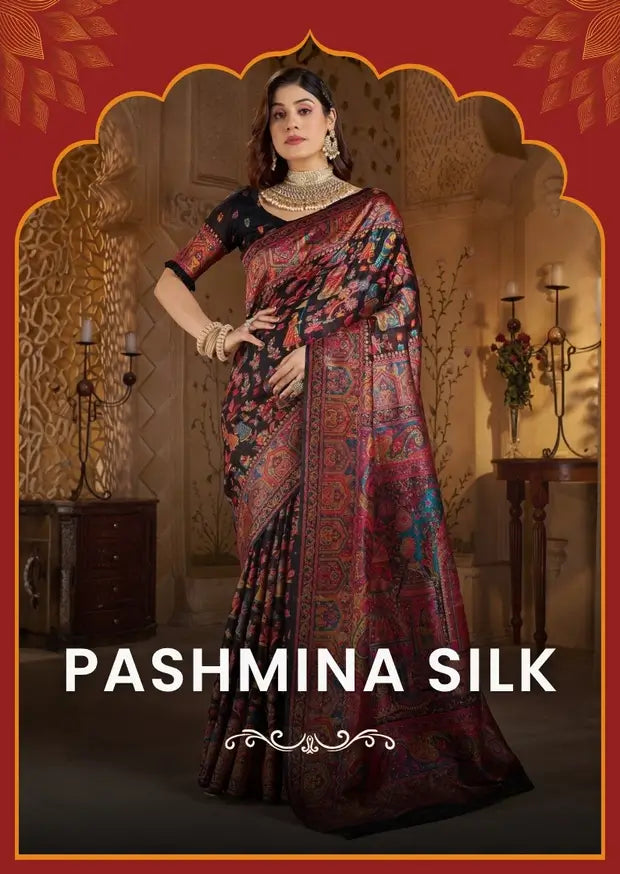 Pashmina Saree