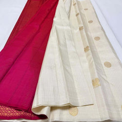 Fantabulous Beige Soft Silk Saree With Beleaguer Blouse Piece