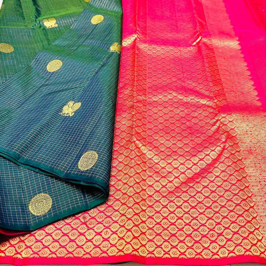 Admirable Blue Soft Silk Saree With Effulgent Blouse Piece