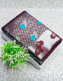 Aplomb Brown Soft Banarasi Silk Saree With Brood Blouse Piece