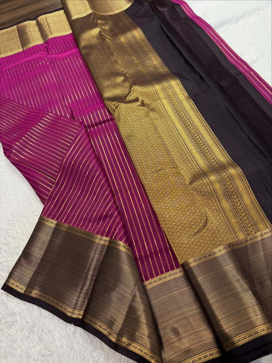 Marvellous Dark Pink Soft Silk Saree With Sonorous Blouse Piece