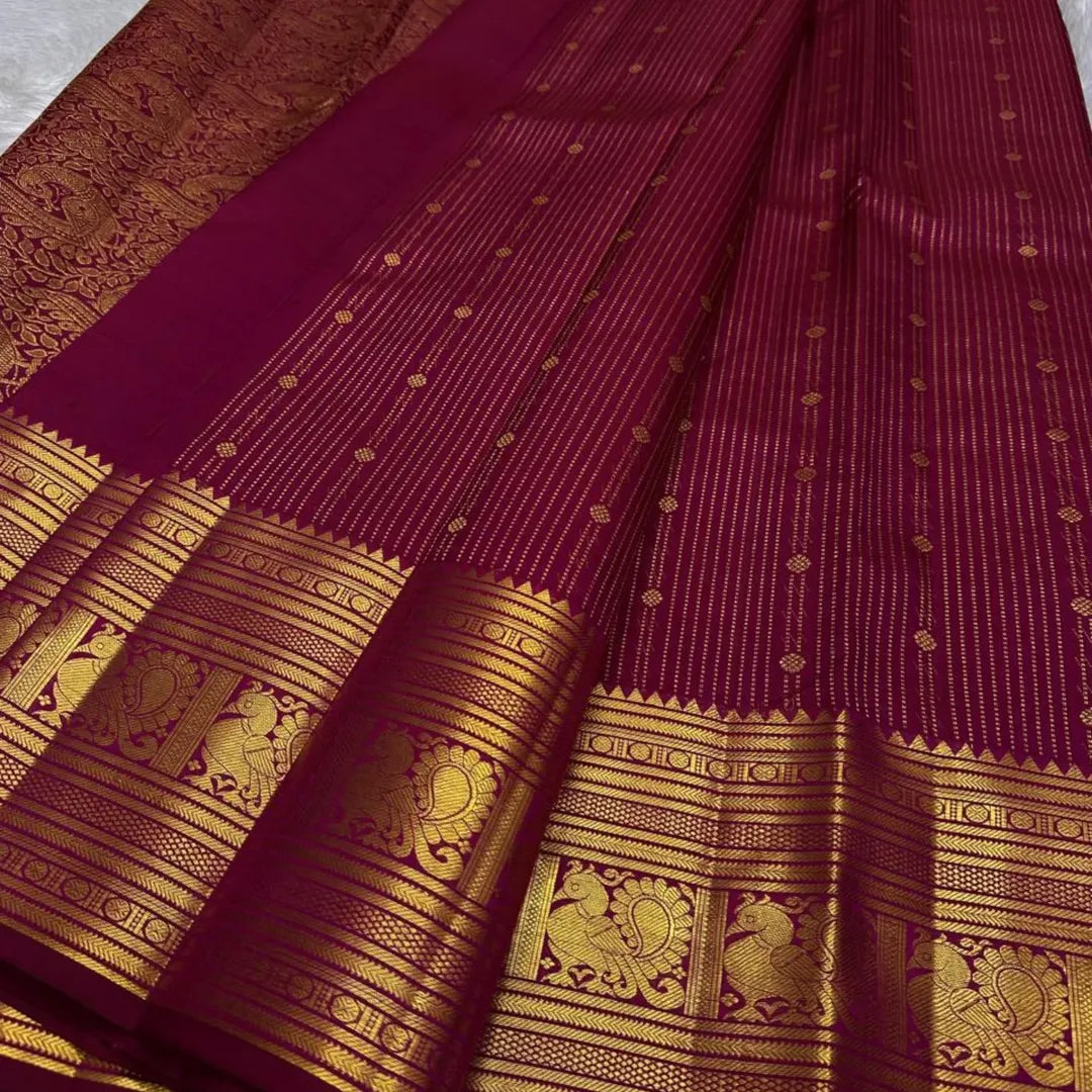 Amazing Dark Pink Soft Banarasi Silk Saree With Ornate Blouse Piece
