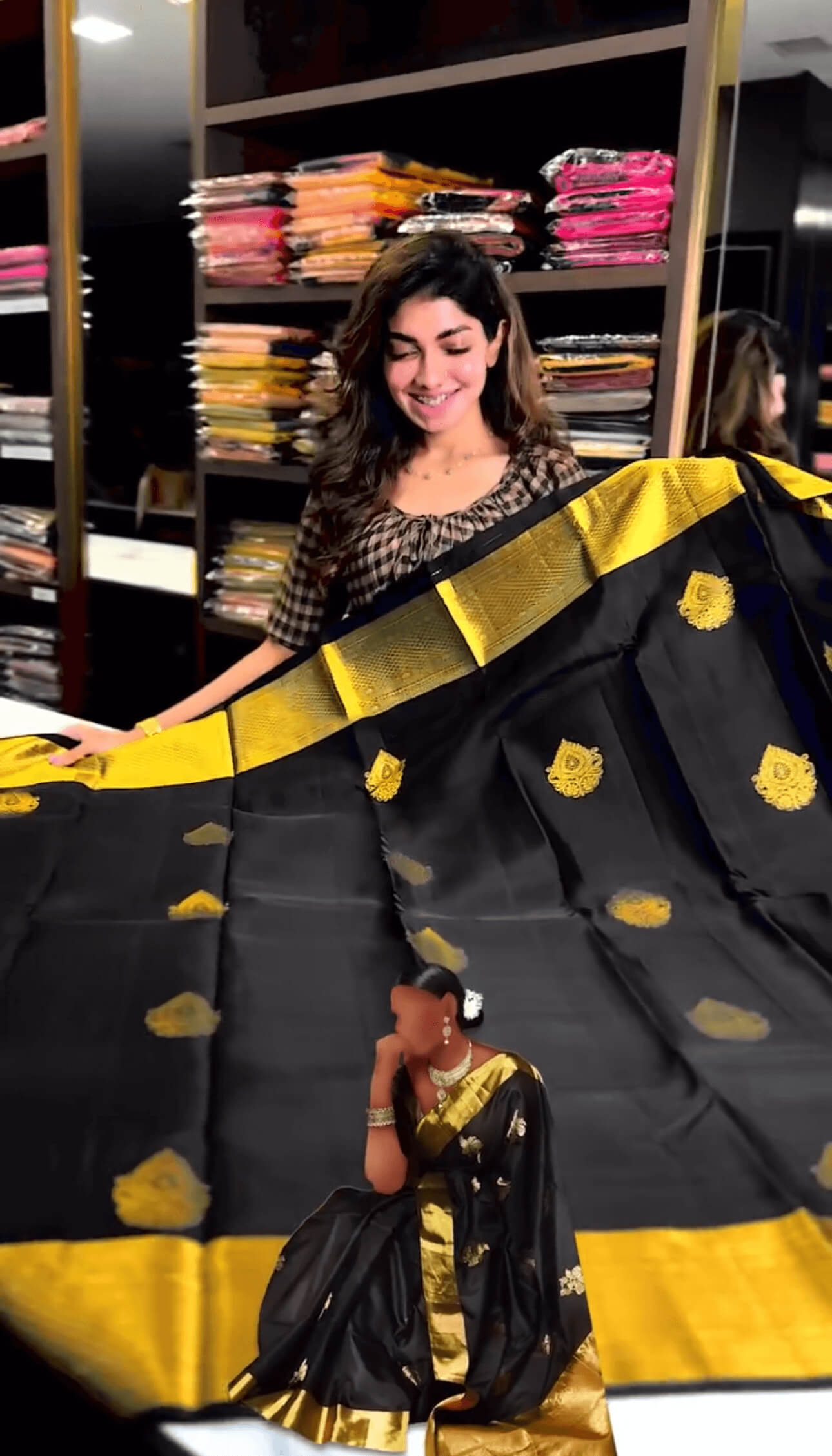 Luxuriant Black Soft Banarasi Silk Saree With Demanding Blouse Piece