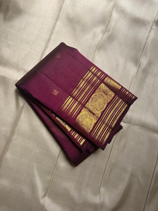 Tremendous Wine Soft Banarasi Silk Saree With Posh Blouse Piece