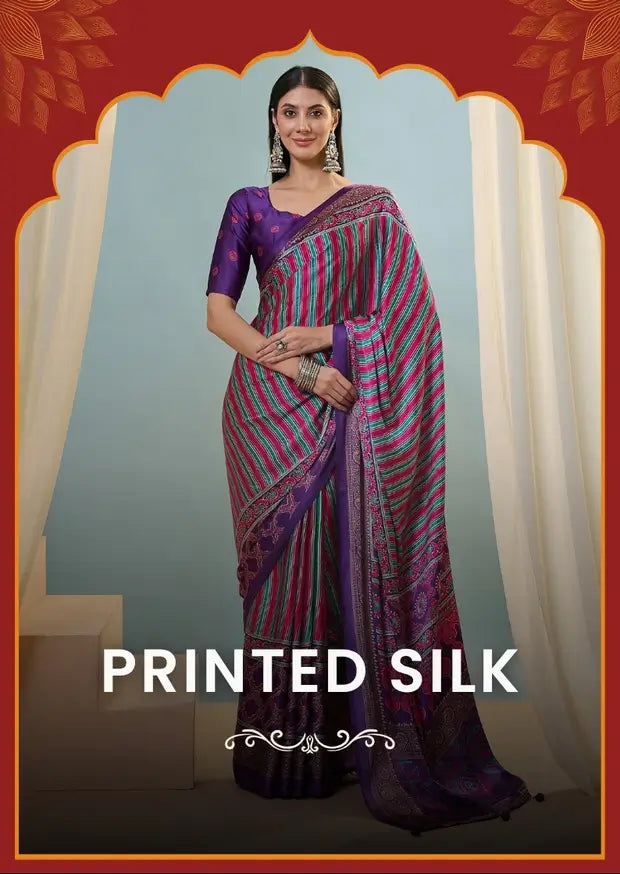 Printed Saree