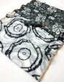 Fantabulous Off White Printed Cotton Silk Saree With Staggering Blouse Piece