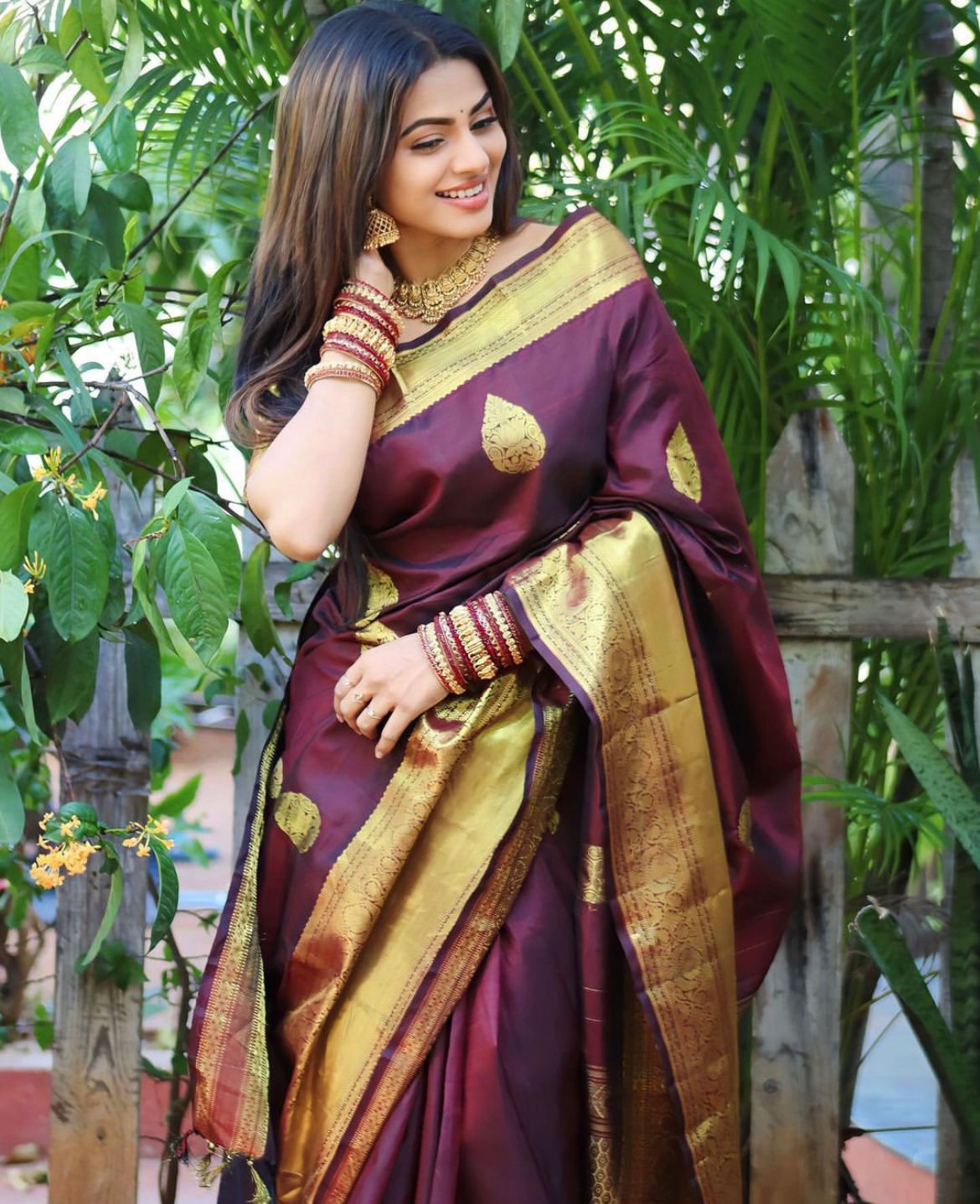 Phenomenal Wine Soft Silk Saree With Beautiful Blouse Piece