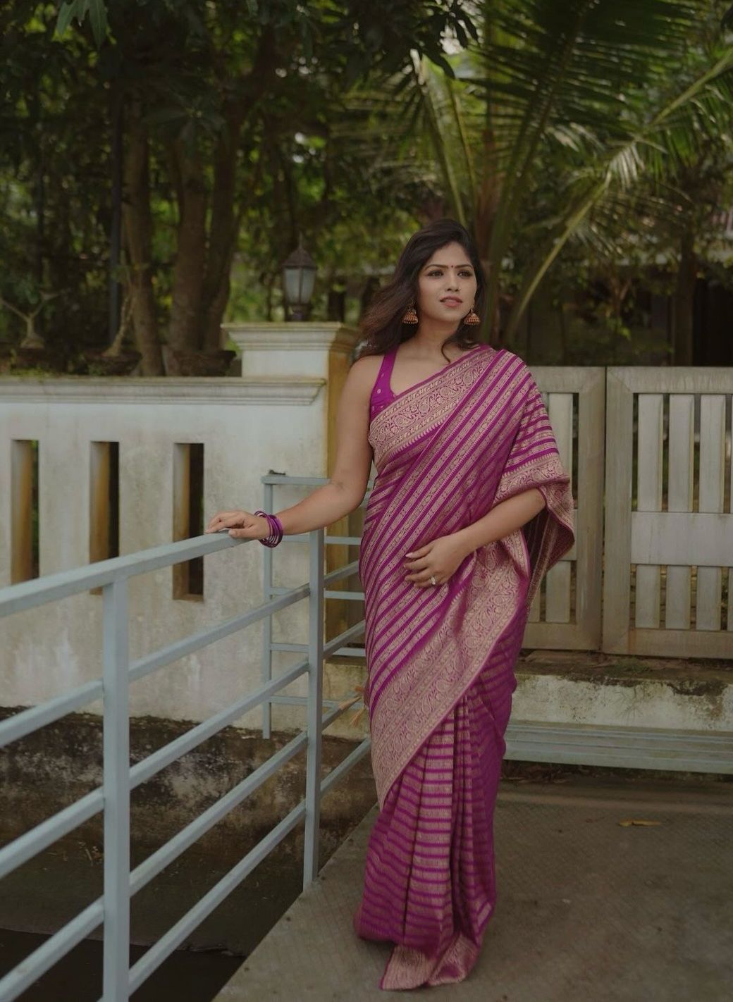 Radiant Magenta Soft Silk Saree With Resonant Blouse Piece