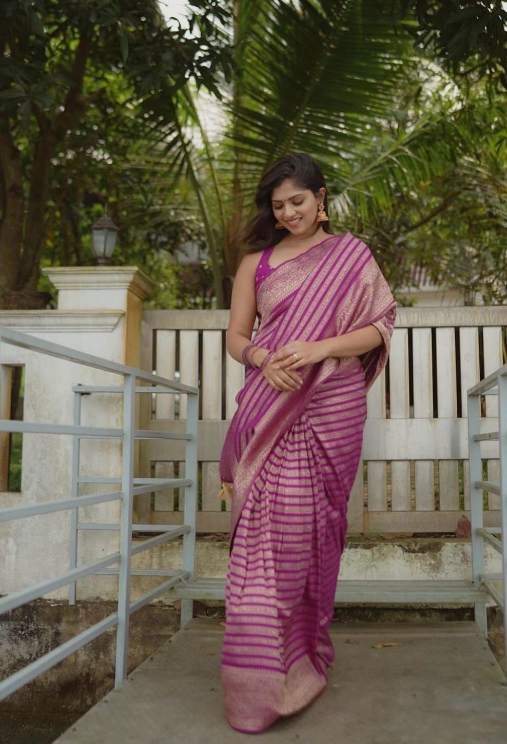 Radiant Magenta Soft Silk Saree With Resonant Blouse Piece