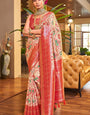 Ideal Beige Patola Silk Saree with Admirable Blouse Piece