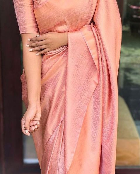 Staggering Pink Soft Banarasi Silk Saree With Amiable Blouse Piece