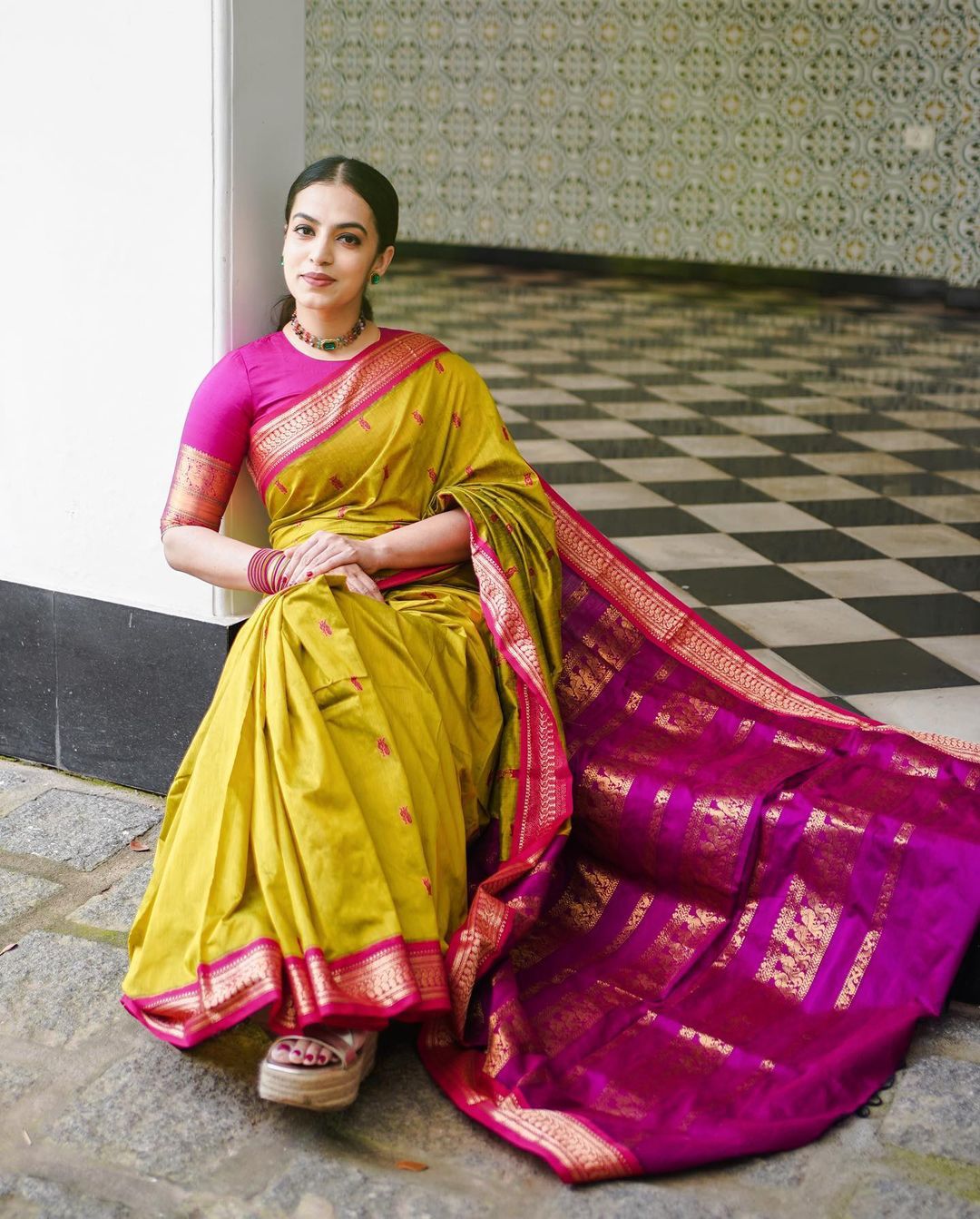 Marvellous Mustard Soft Banarasi Silk Saree With Precious Blouse Piece