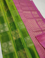 Proficient Green Soft Silk Saree With Lagniappe Blouse Piece