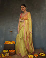 Chatoyant Mustard Cotton Silk Saree With Excellent Blouse Piece