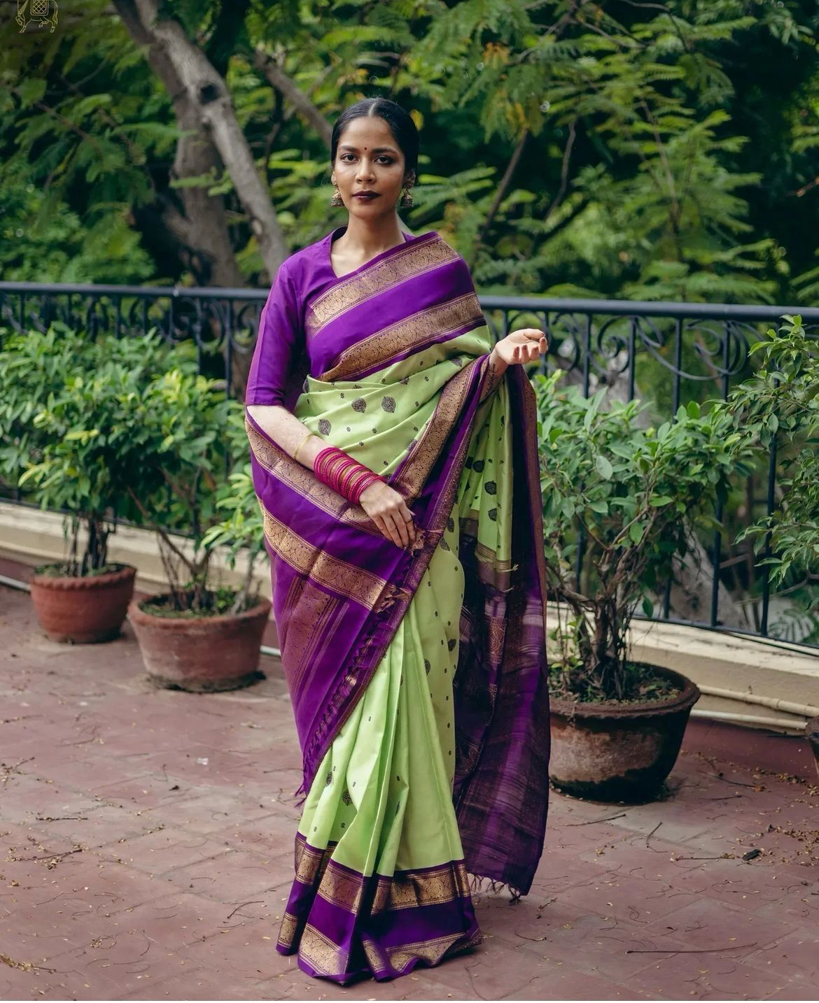 Appealing Pista Soft Silk Saree With Whimsical Blouse Piece