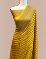 Blooming Yellow Soft Banarasi Silk Saree With Tempting Blouse Piece