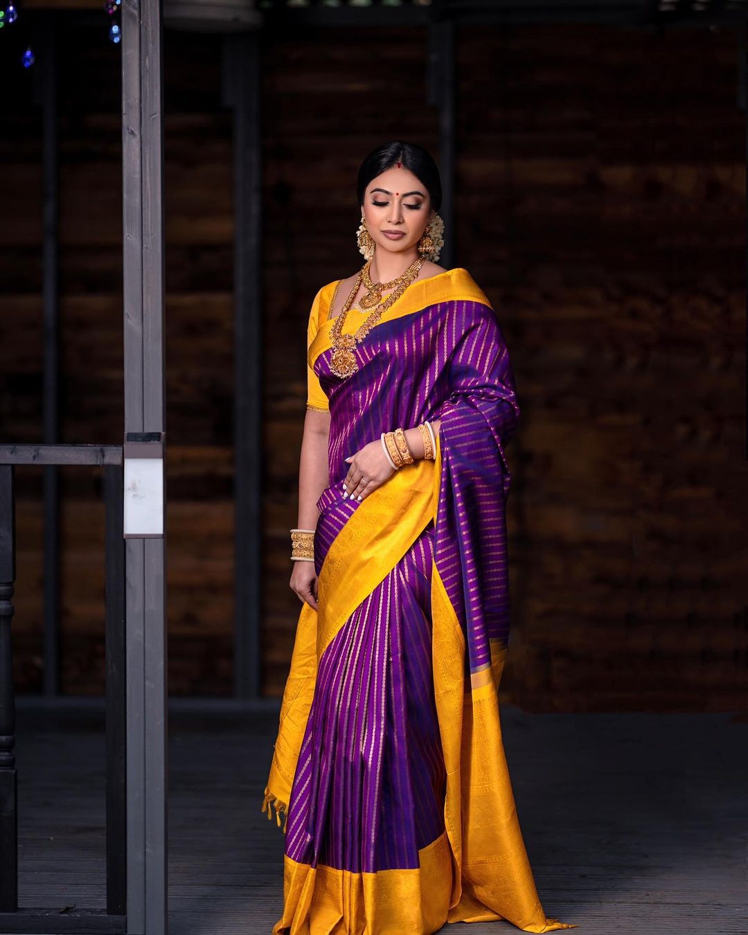 Prominent Purple Soft Silk Saree With Chatoyant Blouse Piece