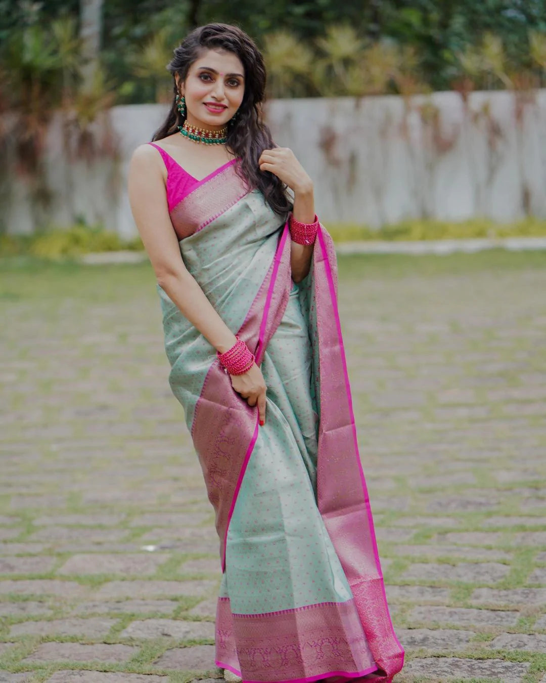 Seraglio Sea Green Soft Silk Saree traditional wear