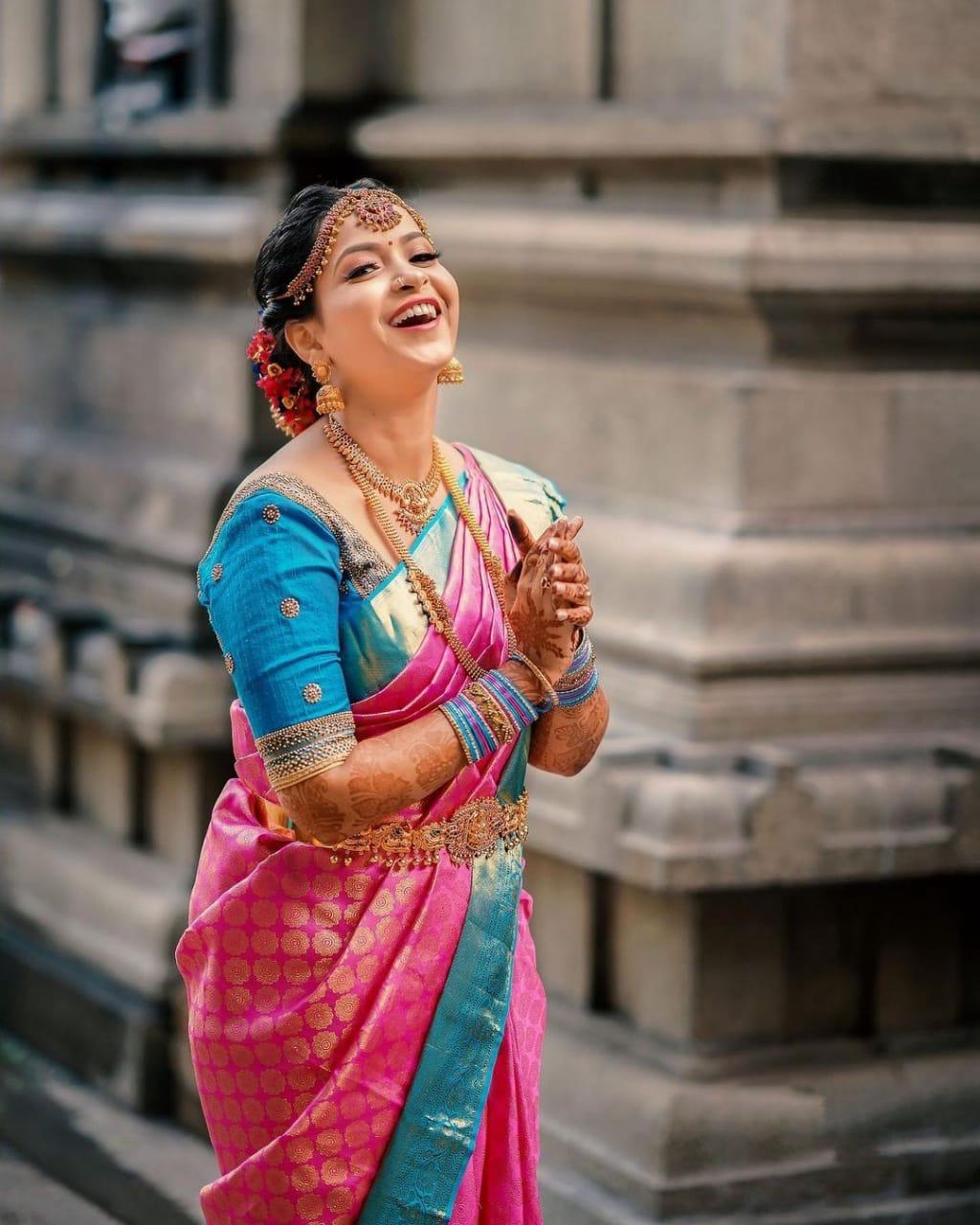 Quintessential Dark Pink Soft Banarasi Silk Saree With Elision Blouse Piece